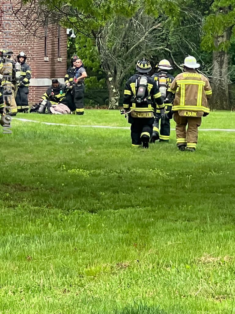 Lt. Eichler and Chief Park during search and rescue drill at VAFD