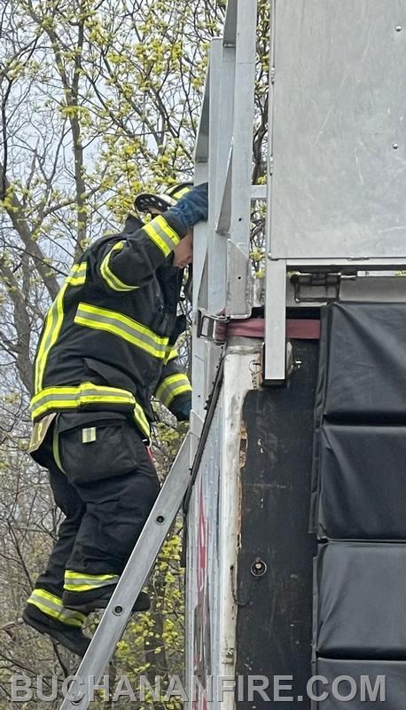 Lt. Eichler during bailout training 